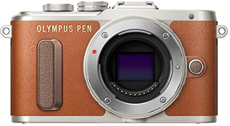 Olympus V205080NE000 Pen E-PL8 Appareil Photo Noir/Marron/Blanc