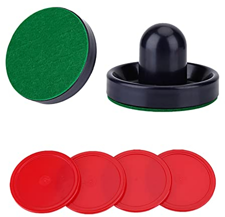 Air Hockey Zubehör, Kunststoff Leichte Goalies Eishockey Pusher Set Ersatz für Tabellen Spiel