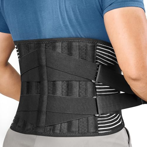 FREETOO Fascia Lombare Posturale, Busto Lombare con Stecche Uomo Donna