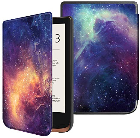 Fintie Hülle für Pocketbook Touch HD 3 / Touch Lux 5/4 / Basic Lux 4/3/2 und Pocketbook Color E-Reader - Ultradünne Hülle mit Auto Sleep/Wake, Magnetverschluss, die Galaxie