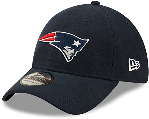 New Era 39Thirty NFL Patriots Comfort KepsEra Damer/Herrar - fullcap basebollkeps curved brim cap Sluten på baksidan, med skärm Höst Sommar Vår Vinter Sommar-Vinter - S/M (54-57 cm) mörkblå