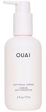 OUAI Crème anti-frisottis – Crème capillaire hydratante avec contrôle des frisottis et protection contre la chaleur – Fournit une hydratation durable avec de l'extrait de jacquier et de betterave
