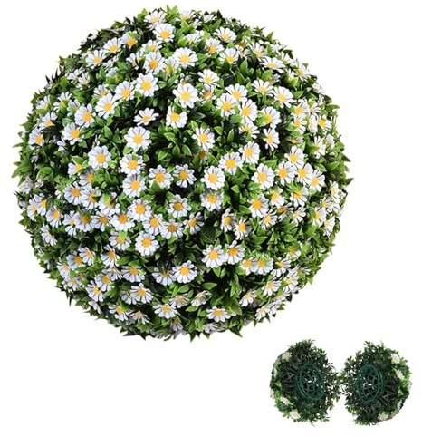 Pianta Artificiale Topiaria Palla Palle Topiaria Artificiale Esterno Grandi Palle Decorative Di Bosso Verde Topiari Artificiali Palle Di Erba Piante Finte Sfere Piante Di Bosso Finto ( Size : 35cm )