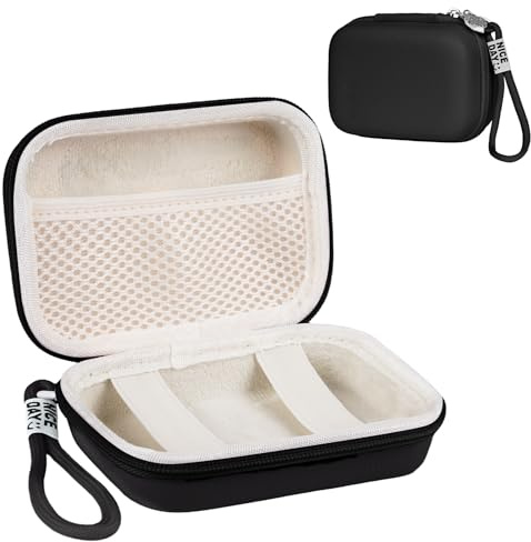 Ainiv Étui pour Appareil Photo Compact pour Appareil Photo Numérique, Mini Étui de Protection pour Appareil Photo numérique, Compatible avec Les Petits appareils Photo numériques compacts (Noir)