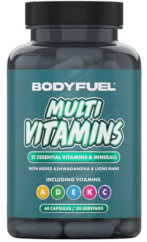 Applied Nutrition BodyFuel Multivitamin-Kapseln – Essentielle Vitamine und Mineralstoffe mit B-Komplex für Energie, Immunsystem und tägliches Wohlbefinden (60 Kapseln – 30 Portionen)