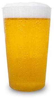30 Stück Mehrweg Partybecher 0,5l - Plastik Bierbecher bruchsicher, Party Becher Set, Plastikbecher Grillparty, Kunststoff Biergläser Made in Germany