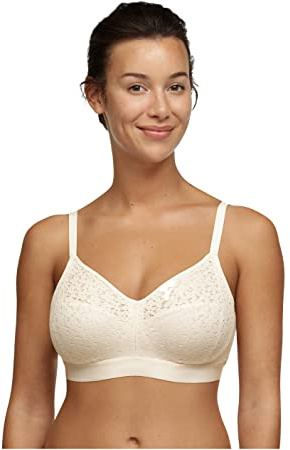 Chantelle Norah Supportive Wirefree Reggiseno, Talco, 4C Donna