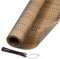 Jardinion Sichtschutzmatte Rattan Optik 0,90 x 3m Hellbraun Sichtschutz, geeignet als Terrassen, Gartenzaun und Balkon Sichtschutz, inkl. Kabelbinder