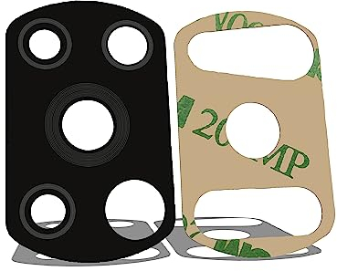 IS-TECK Kompatibel mit Xiaomi Poco X3 / Pro/NFC Ersatz Kamera Glas Linse inkl. Kleber Set