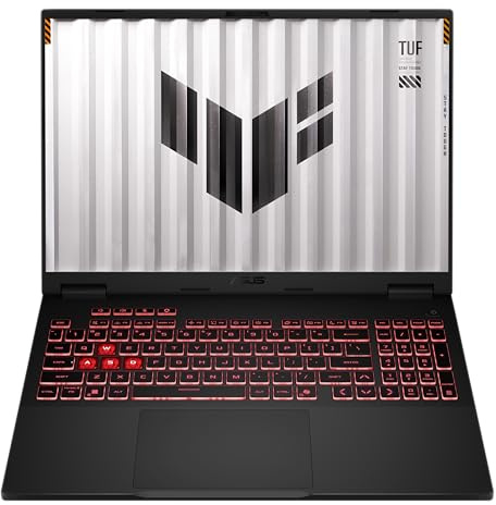 ASUS TUF Gaming A16 (2026) con NVIDIA® GeForce RTX™ 5070 8GB GDDR7, Display da 16 a 165Hz, processore AMD Ryzen™ 9 8940HX, 32GB RAM, 1TB SSD, No OS, Grigio, Layout ITA