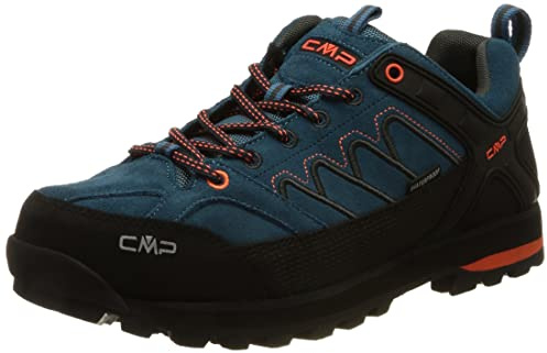 CMP MOON LOW TREKKING SHOES WP, Scarpe da Trekking Uomo, Deep Lake-Antracite, 44 EU