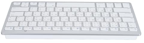 Bluetooth-Tangentbord Tvåspråkigt Super Slim Scissor Switch Trådlöst Tangentbord för PC Laptop Tablet (Thai)
