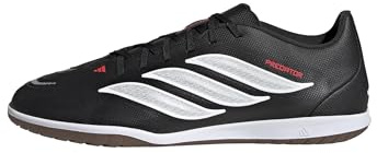 adidas Unisex Predator Club Sala Indoor Football Shoes, core Black/FTWR White/Lucid red, 42 2/3 EU