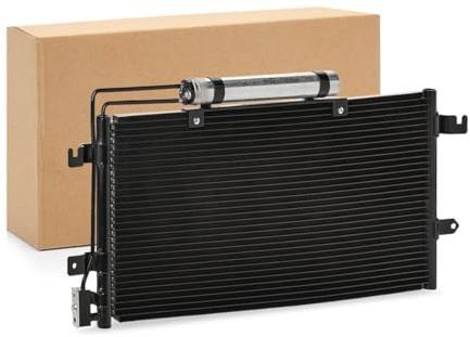 RIDEX 448C0444 Condensador aire acondicionado con secador con junta tórica Compatible con VW Transporter T4 Bus 70B, 70C, 7DB, 7DK, 70J, 70K, 7DC, 7DJ
