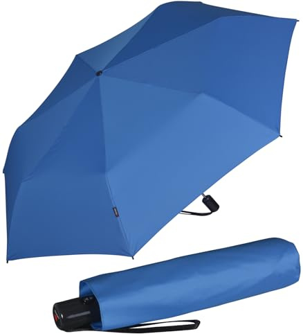 Knirps Taschenschirm Slim Duomatic Auf-Zu-Automatik - surf blue