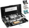 FineFlame Camping Stove 3 Burner 20400 BTU Propane Camping Stove, Portable Camping Stove with Regulator, Toast Tray, Windshield for Car Camping BBQ Picnics Outdoor Cooking Camping Gas Stove