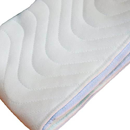 Inkontinenzauflage 110 x 130 cm wasserdichte Bett Inkontinenzunterlage waschbar, atmungsaktiv, Matratzenauflage, Nässeschutz, Saugvlies, Mint