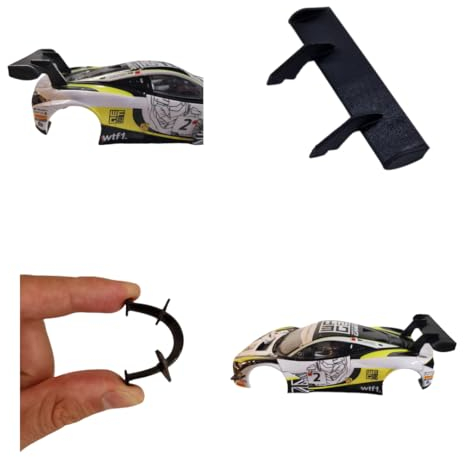 Blackslot Flexibler Spoiler – Carrera zubehör für 132 McLaren 720S GT3, Carrera Bahn Tuning ersatzteil kleinteil für slotcars