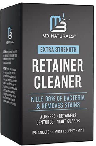 Retainer Denture Cleaner, Mint, 120ct