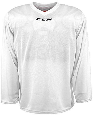 CCM 5000 Series Hockey Practice Jersey - Junior - White, Small/Medium
