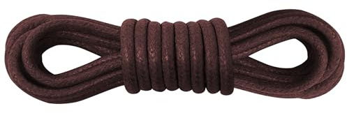 Kilter Lacets traditionnels en coton ciré pour chaussures et bottes - Rouge - 100 cm (1 paire)
