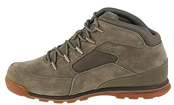 Timberland Euro Rock Heritage L/F, Stivali, Uomo, Dark Green Suede, 41.5 EU