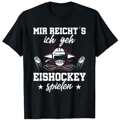 Mir Reichts Ich Geh Eis-Hockey Spielen Spruch Kinder Jungen T-Shirt