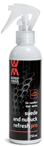 WorkerWalker Protector de Ante y Nubuck, Spray Renovador para Calzado, Bolsos y Accesorios de Ante y Nubuck (150 ml - Negro)