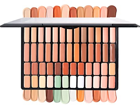 50 Farben Concealer Shades Cream Palette Full Coverage Face Corrector Stick Foundation Contour Makeup Highlighter/Aufhellen, Neutralisieren, Dark Contour Primer Kit