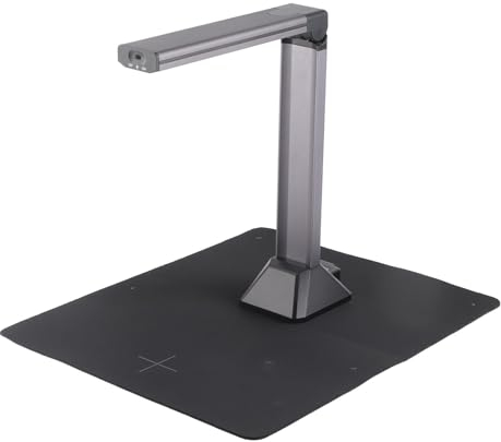 Dokumentenkamera, Buchscanner Overhead-Scanner HD OCR USB Faltbare Doc Cam, 5 MP A4 USB-betriebener Eingebauter Tragbarer Dokumentenkamera-Scanner mit LED-Licht