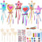 Zauberstab Bastelset DIY für Kinder - Holz Feenstab Prinzessin, Malen und Basteln Set, Kindergeburtstag Geschenk für Mädchen 6-10 Jahre