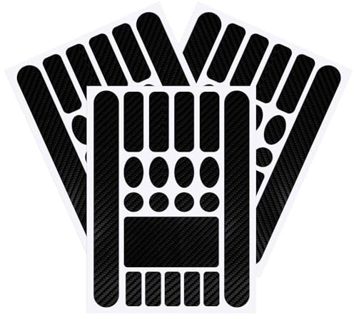 Giantree Rahmenschutzfolie Fahrrad, 3 Stück Fahrrad Aufkleber MTB Aufkleber Fahrradrahmenschutz Sticker Rahmenschutz Rahmen Carbon Fahrrad Kettenstreben Aufkleber Lackschutzfolie Rennrad (Schwarz)