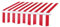 Markisen | Ersatzmarkisenstoff | Markise 4m | Ohne Rahmen | 100 % Polyester, Markise Balkon, Sonnenschutz, Terrasse, Balkon | Blockiert UV-Strahlen | Klemmmarkise 300 cm Breit(2x1.5m=6.5x4.9ft)