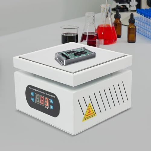 LED-mikrodator elektrisk värmeplatta, elektrisk värmeplatta 500 W, svetsarvärmeplatta elektroniska värmeplattor för reparation mobiltelefonskärmar temperatur 0–400 °C