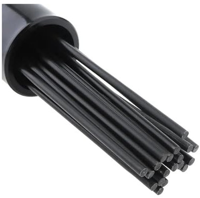 Marteau pneumatique, Outil à aiguille pneumatique, tête de Deruster en lot de 230/325mm avec aiguille 12/19 for l'élimination de la rouille et des scories de soudage/lumière pour la métallurgie, la ro