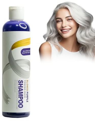 275ml Shampoing Violet Pour Blonde Shampooing, Shampooing violet Correcteur de ton pour cheveux blonds, Méchés, Gris, Shampoing Blond Dejaunisseur Cheveux Blond shampoo3-1