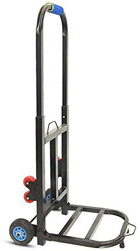 Carrelli Pieghevoli in Ferro con Ruote in Gomma antiforatura e capacità di 150 kg, con Ruote per carrelli, carrelli a Mano, carriole/Stile n. 5