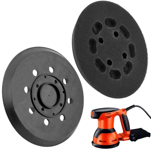 2 Pcs 587295-01 Sander Platen Compatible with Black & Decker FS3000ROS RO400G RO410 RO410K RO410KLW RO410S Sander Replace 58729501