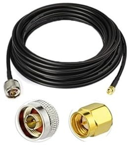 5G-antenn WiFi Långdistans Omnidirektionell SMA Mobiltelefon 698-4000MHz 4G LTE-antenn Utomhus 12dBi Router Booster Modem UWB Bredare täckning(5 m cable)