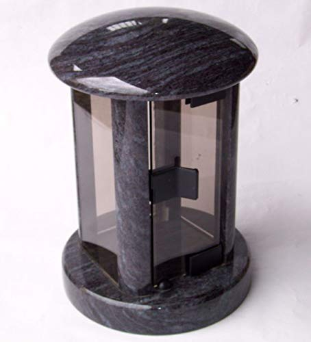 designgrab Tao Lampe Funéraire en granit Orion Blue/Coromandel/Bahama Blue