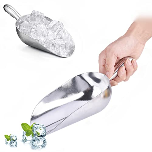 Pelle Alimentaire, cuisine en alliage de Zinc Pelles à Nourriture Pelle de Sucrerie Multifonction à Glace Grain Patisserie Sucre Bonbons pour Mariages Fêtes Bar Cuisine 38Ounces