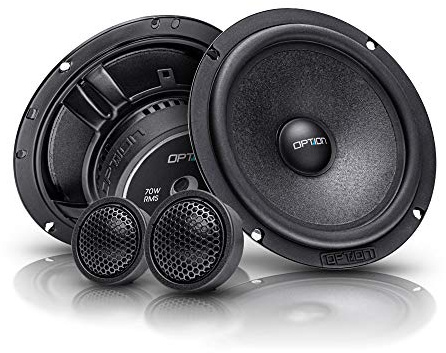Option AIR 165-16,5cm 2-Wege Komponenten Lautsprecher-System - 70 Watt RMS, 3 Ohm, 90dB Wirkungsgrad