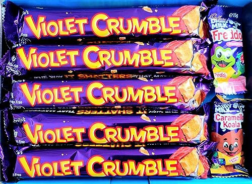 Australian Honeycomb Crumble Chocolate Bar Selection Box | Includes two extra chocolate gifts | BY INTERGALACTIC SWEETS
