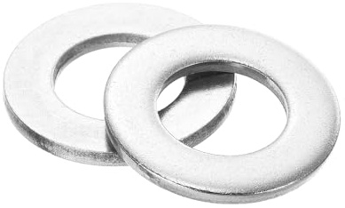 sourcing map 30Pcs M14 Flat Washer, 304 Stainless Steel 15mm ID x 28mm OD x 2.5mm Thick for Bolt Screw, Factories Repair, Kitchens, Shops, and Outdoor Construction, Silver