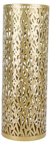 Tyenaza Umbrella Stand Rack, Umbrella Holder for Entryway Metal Hollowed standing Round Umbrella Holder Organizer Bin for Home Hotel Office Decor (Small Size)