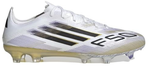 adidas Performance F50 PRO FG Road to Glory Bianco Bianco Nero Oro 45 1/3 Uomo