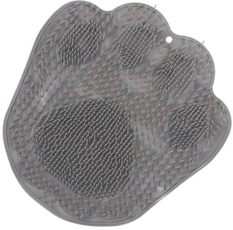 HEMOTON Tapis de Bain Antidérapant avec Ventouses pour Massant et Dos Nettoyeur Mural pour Salle de Bain Tapis Massage Relaxant et Sécurisé