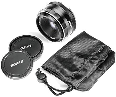 Meike 25mm f / 1.8 Große Aperture Weitwinkel Objektiv Manuell Fokus Objektiv für Sony Mirrorless E Mount Kameras