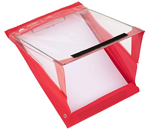 Paperdry Rot Wasserfestes Klemmbrett A4 Hochformat, Hochwertiges PVC, 18 Monate Garantie, Klemmbrett mit Deckel für Draußen