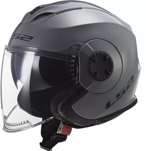 LS2 Motorcycle Helmets - Open Faced - OF570 Verso -Twin Visor - XS